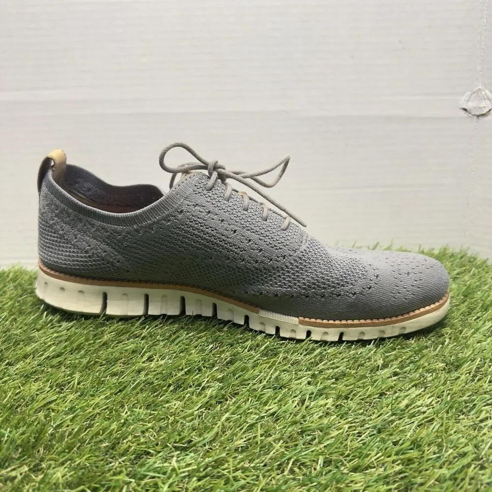 Cole Haan ZerøGrand StitchLite Gray Wingtip Oxford Shoes Size Mens 11.5 C24944